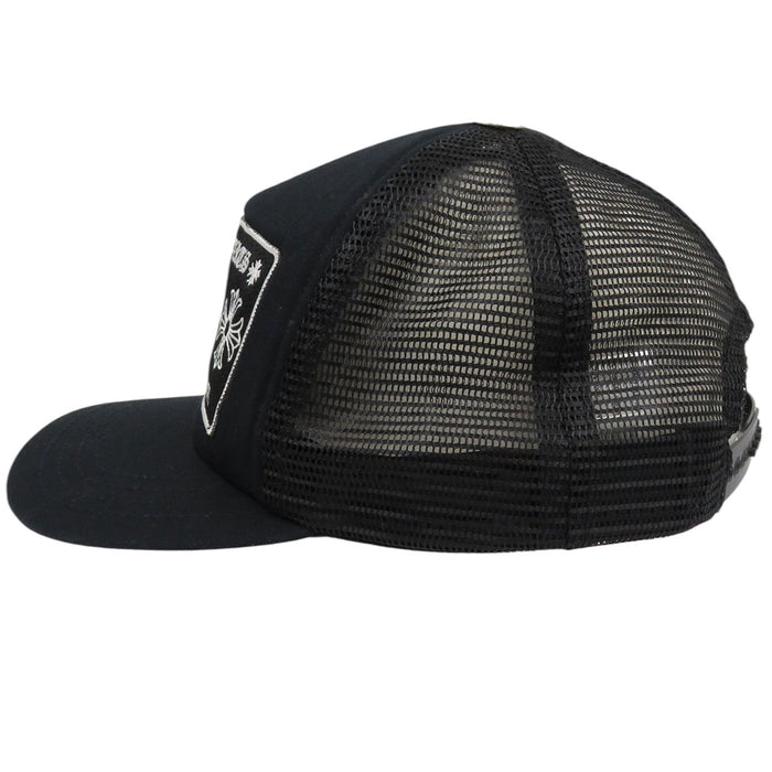 CHROME HEARTS  
Trucker Cap Cross Ball CH Plus Cotton  
Logo Embroidery Trucker Cap