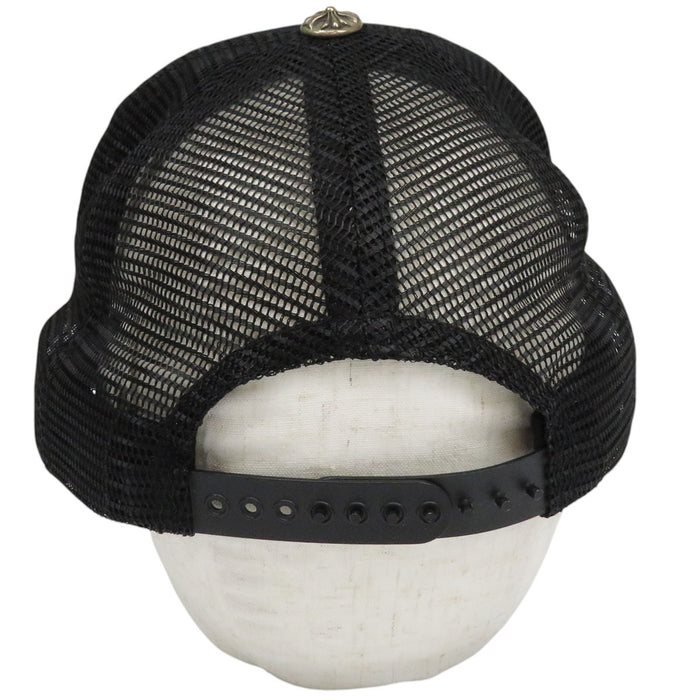 CHROME HEARTS  
Trucker Cap Cross Ball CH Plus Cotton  
Logo Embroidery Trucker Cap