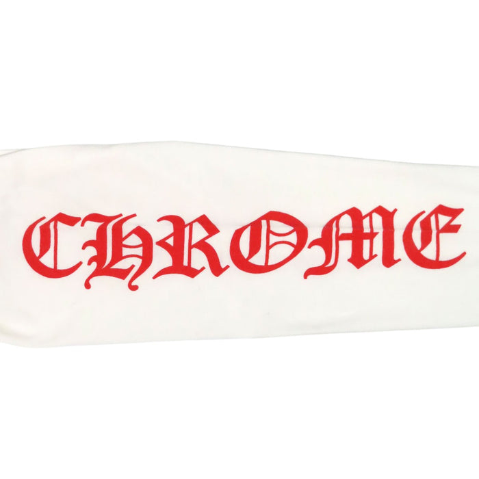 CHROME HEARTS  
AOYAMA CH 卷軸標籤 棉質  
青山店限定 臂章標誌印花長袖T恤