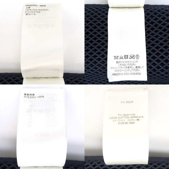 LOUIS VUITTON 
LV フーディ 総柄 
グラディエント モノグラム メッシュ ジップ ジャケット