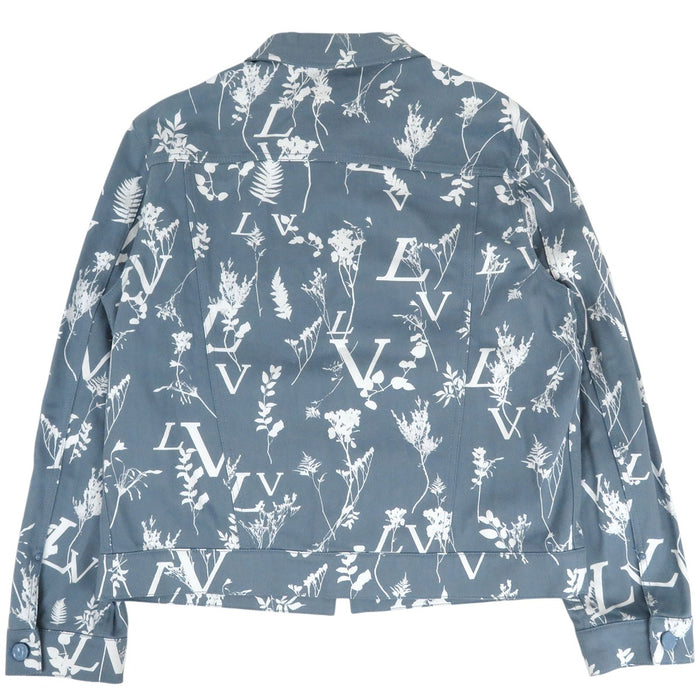 LOUIS VUITTON 
ロゴ 総柄 コットン 
LV リーフ デニムジャケット