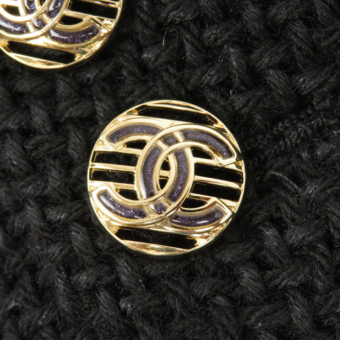 CHANEL 
COCO CC ココボタン 21P ゴールドカラーメタル 
ココマーク ダブル ジャケット