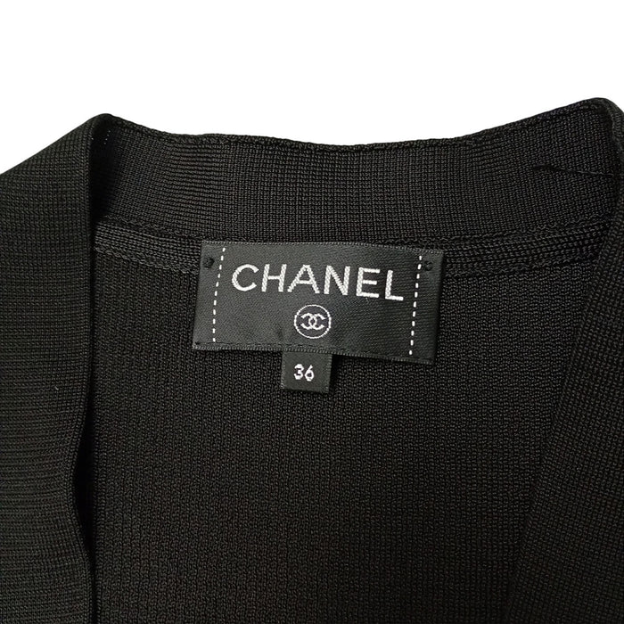 CHANEL 
COCO CC Coco Button Viscose 
Coco Mark Long Cardigan
