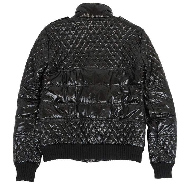 香奈兒  
可可雙C標誌 高領拉鍊外套  
可可標誌 菱格紋 中棉外套