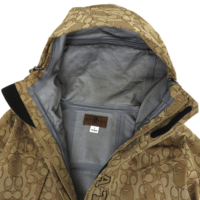COACH 
A BATHING APE フーディ 
アベイシングエイプ コラボ シグネチャー ロゴ マウンテンパーカー COACH -Authentic Pre-owned マウンテンパーカー by TS Trading Co., Ltd.
