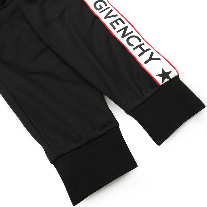 GIVENCHY 
Veste à fermeture éclair avec lignes latérales, col montant, doublure en polaire, polyester 
Veste de sport avec bande à logo