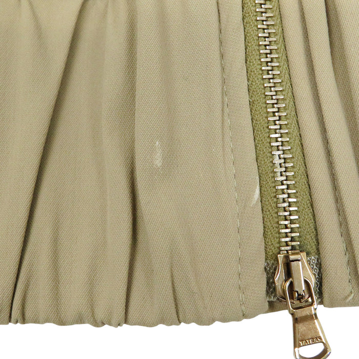 TATRAS  
Patch Double Zip Nylon  
Collarless Zip-Up Blouson