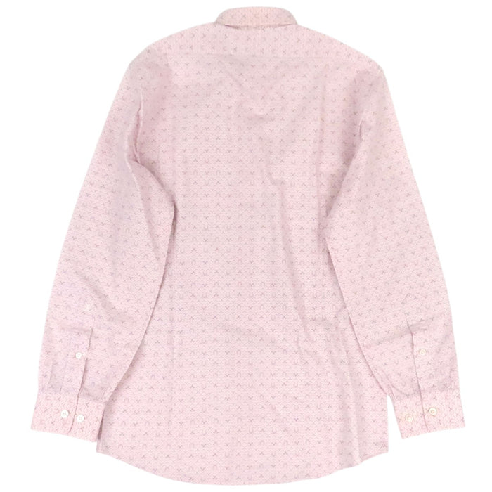 LOUIS VUITTON 
LV ロゴ 刺繍 総柄 RM081M MMSH01CAY 
モノグラム ストライプ ロングスリーブ コットン シャツ