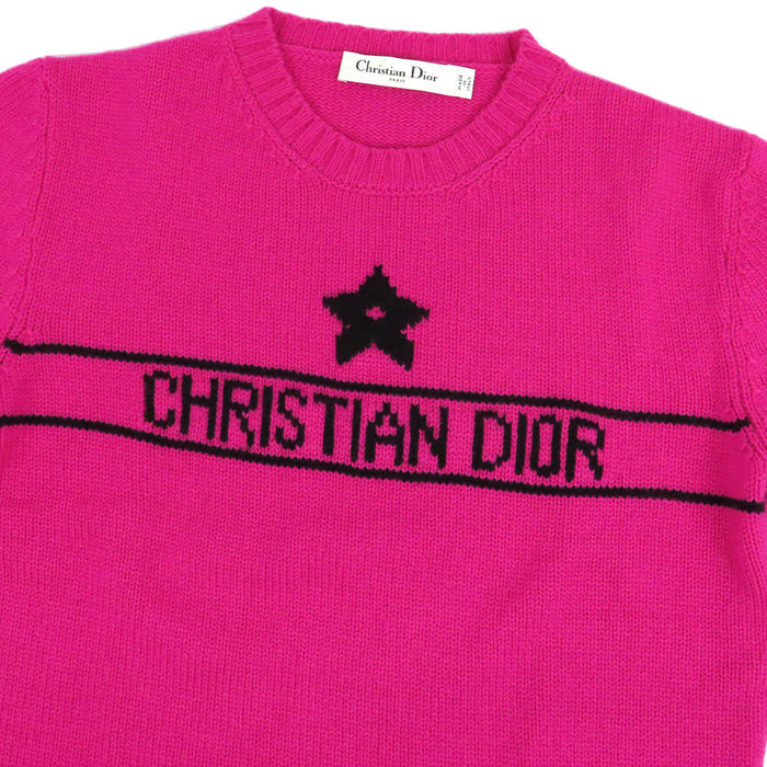 Dior 
半袖 
シグネチャー ロゴ カシミヤ ショートスリーブ ニット