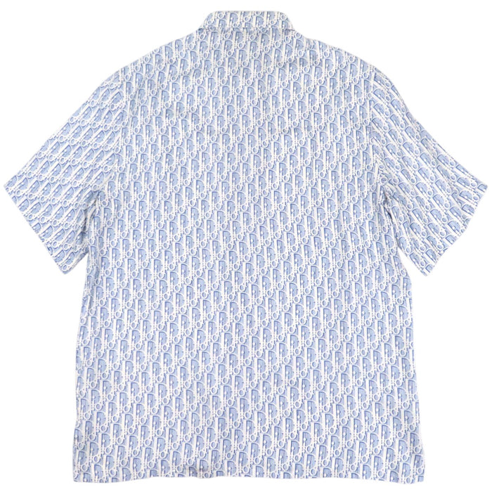 Dior 
ロゴ 総柄 
オブリーク ショートスリーブ シルク シャツ 
ディオールオム