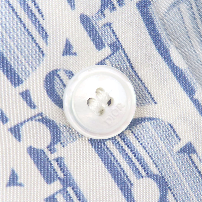 Dior 
ロゴ 総柄 
オブリーク ショートスリーブ シルク シャツ 
ディオールオム