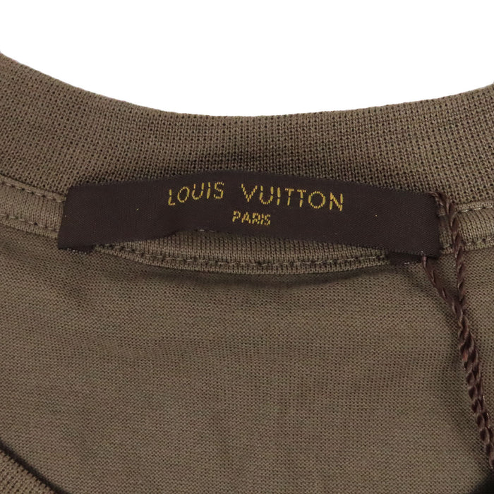 LOUIS VUITTON 
ロゴ コットン 
サークルLV エンブロイダリー Tシャツ