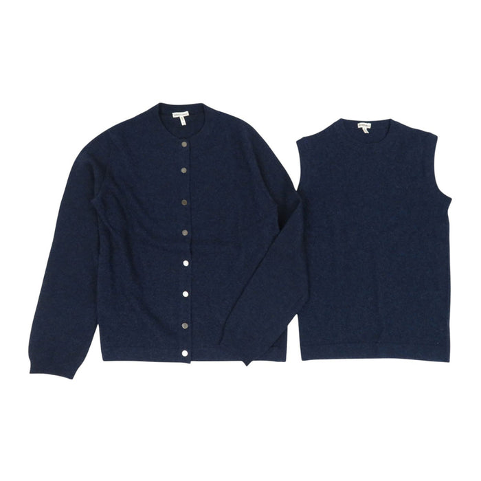 HERMES 
マルジェラ期 
セリエボタン カシミヤ ニット アンサンブル