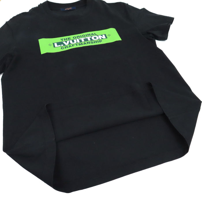 LOUIS VUITTON 
LV コットン 
CRAFTMAN SHIP クラフトマン シップ ロゴ Tシャツ
