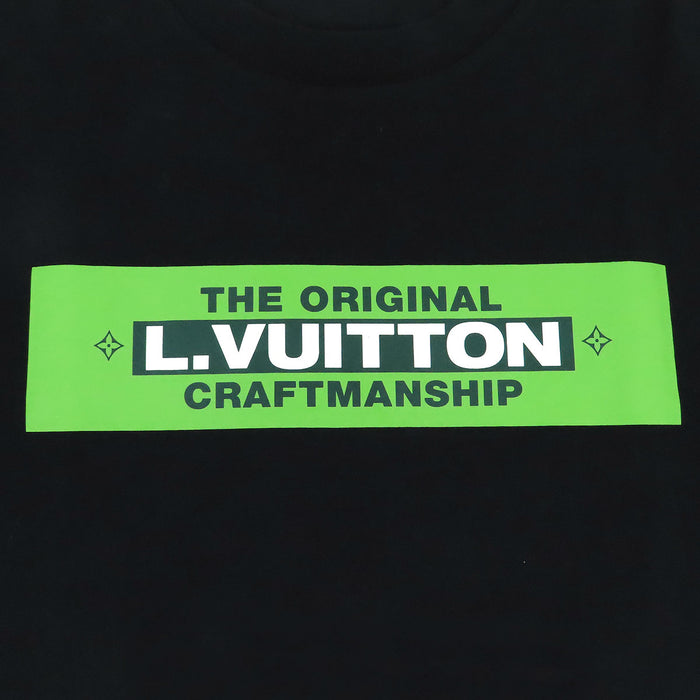 LOUIS VUITTON 
LV コットン 
CRAFTMAN SHIP クラフトマン シップ ロゴ Tシャツ