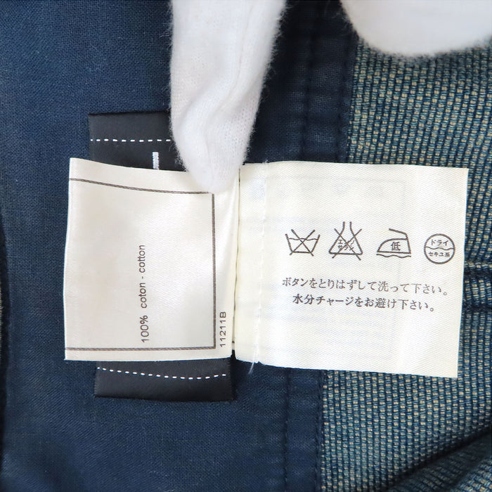 CHANEL 
01P COCO CC ココボタン ロゴ 
ココマーク デニム ノースリーブ ワンピース