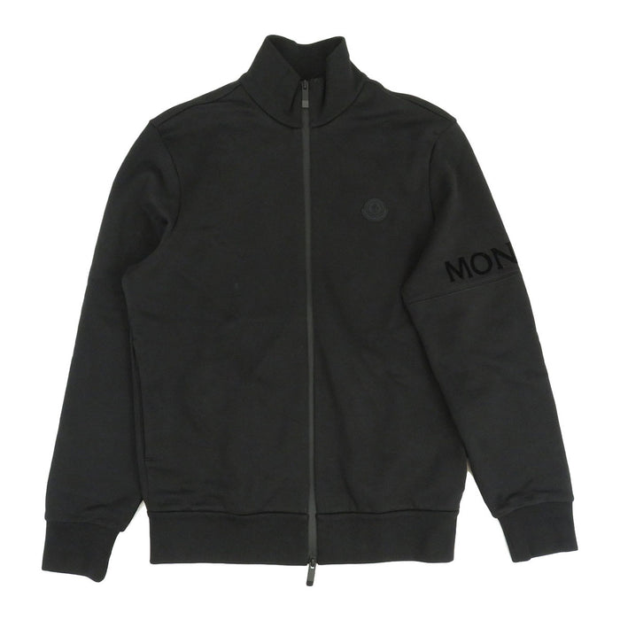 MONCLER 
Made in 2025 Patch Emblem Logo High Collar Double Zipper Cotton 
Zippered Cardigan Zippered Jacket