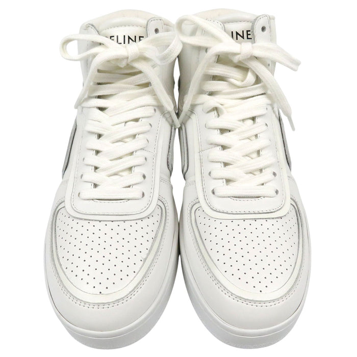 CELINE  
Logo Leather Lace-up  
CT-01 High-top Sneakers