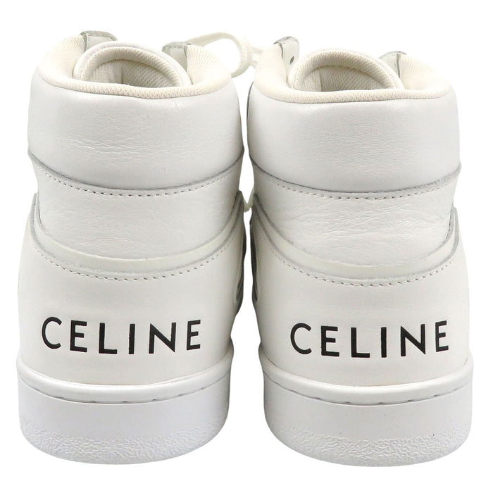 CELINE 
ロゴ レザー レースアップ 
CT-01 ハイカット スニーカー