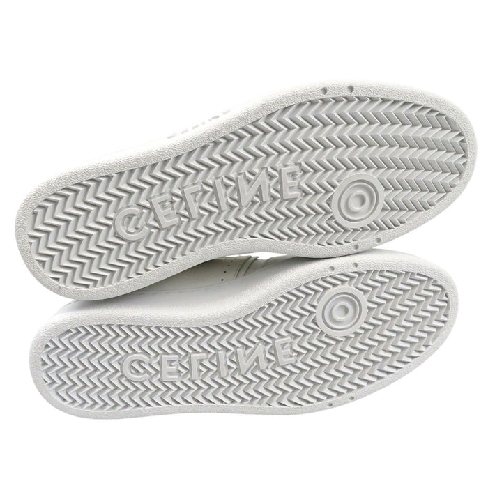 CELINE 
ロゴ レザー レースアップ 
CT-01 ハイカット スニーカー