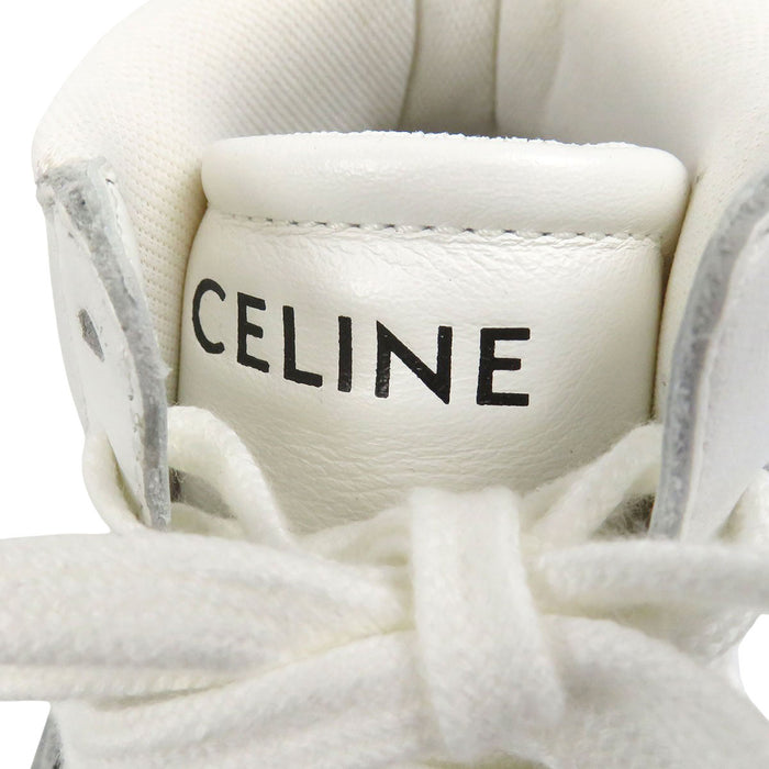 CELINE 
ロゴ レザー レースアップ 
CT-01 ハイカット スニーカー