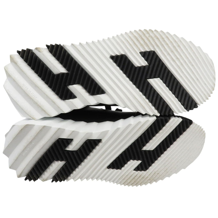 HERMES 
Hロゴ アッシュ レザー レースアップ 
ジャンプ スニーカー