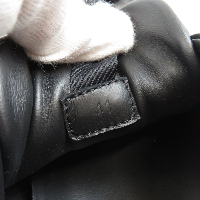 HERMES 
Hロゴ アッシュ レザー レースアップ 
ジャンプ スニーカー