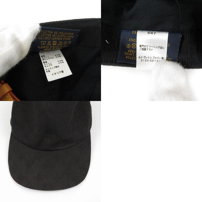 LOUIS VUITTON 
LV ロゴ 総柄 オーバーダイ加工 ウォッシュ加工 
モノグラム エッセンシャル キャップ