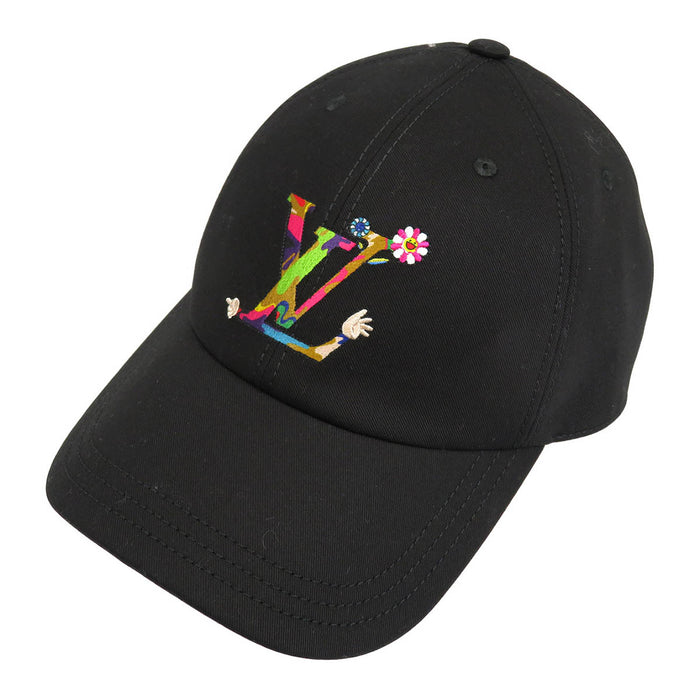 路易威登  
村上隆 标志刺绣  
LV×TM 帽子 超平顶