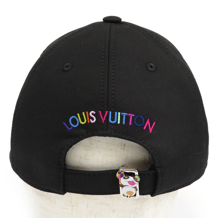 路易威登  
村上隆 标志刺绣  
LV×TM 帽子 超平顶