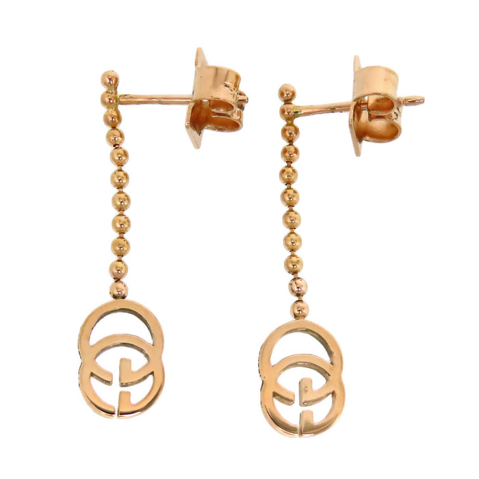 GUCCI 
GGランニング チェーン ピアス