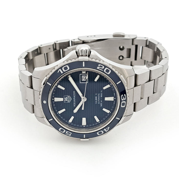 TAG HEUER 
Aqua Racer Caliber 5 
With box and warranty card