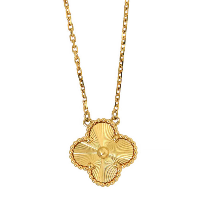 Van Cleef & Arpels 
ヴィンテージ アルハンブラ ギヨシェ ネックレス
