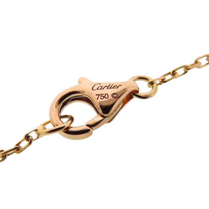 CARTIER  
Logo Double C Diamond Necklace