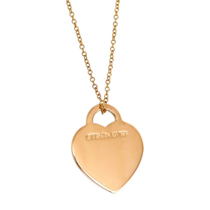 TIFFANY&Co. 
Collier Étiquette Cœur Retour à Tiffany