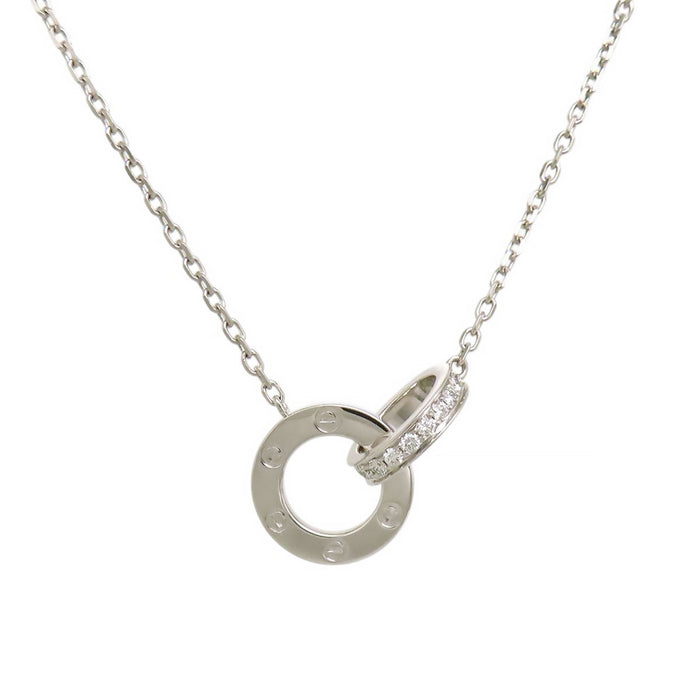 CARTIER 
ラブ サークル ダイヤモンド ネックレス