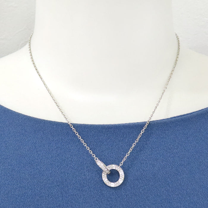 CARTIER 
ラブ サークル ダイヤモンド ネックレス