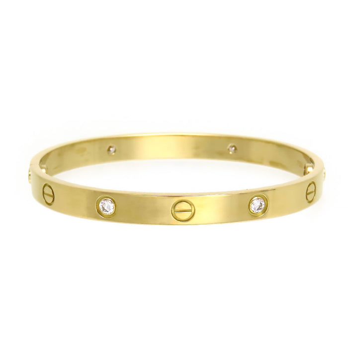 CARTIER 
Love Bracelet Half Diamond