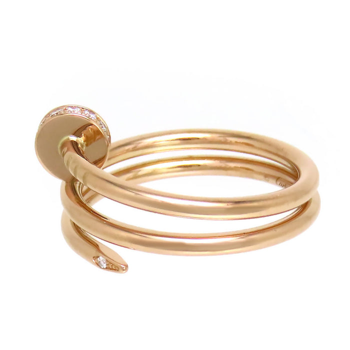 CARTIER 
ジュスト アン クル リング ダイヤモンド