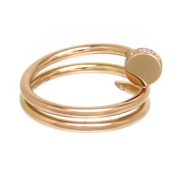 CARTIER 
ジュスト アン クル リング ダイヤモンド