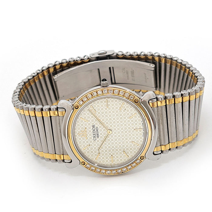 SEIKO
Credor Diamond Bezel
With Box