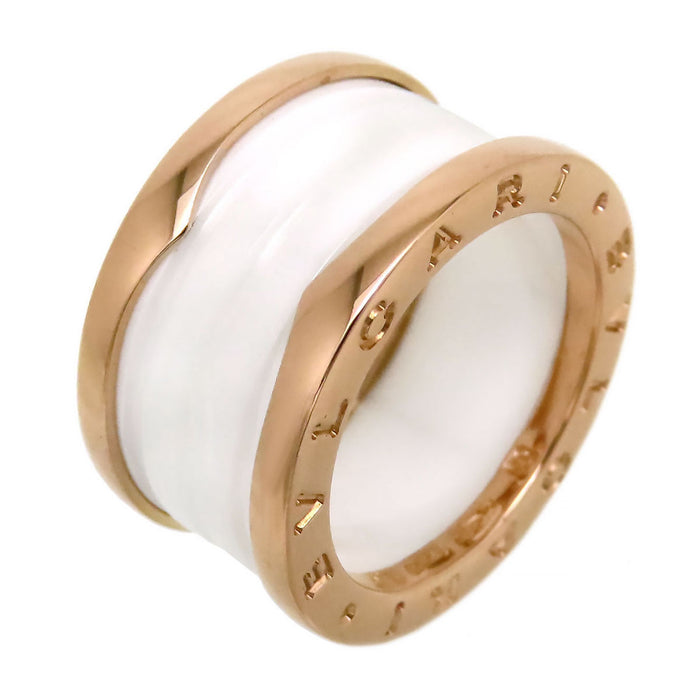 BVLGARI 
ビーゼロワン リング M ホワイトセラミック