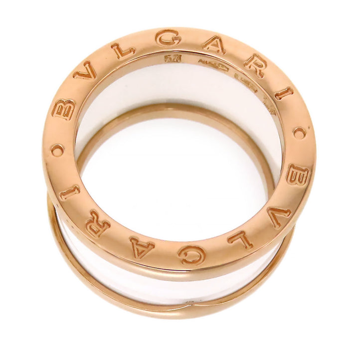 BVLGARI 
ビーゼロワン リング M ホワイトセラミック