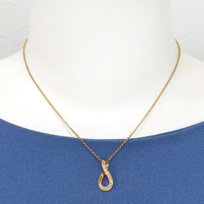 CELINE 
Infinity Diamond Necklace