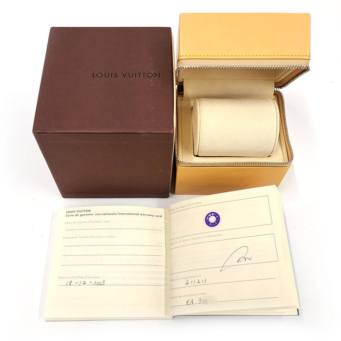 LOUIS VUITTON 
タンブール クロノグラフ 
箱ギャラ付