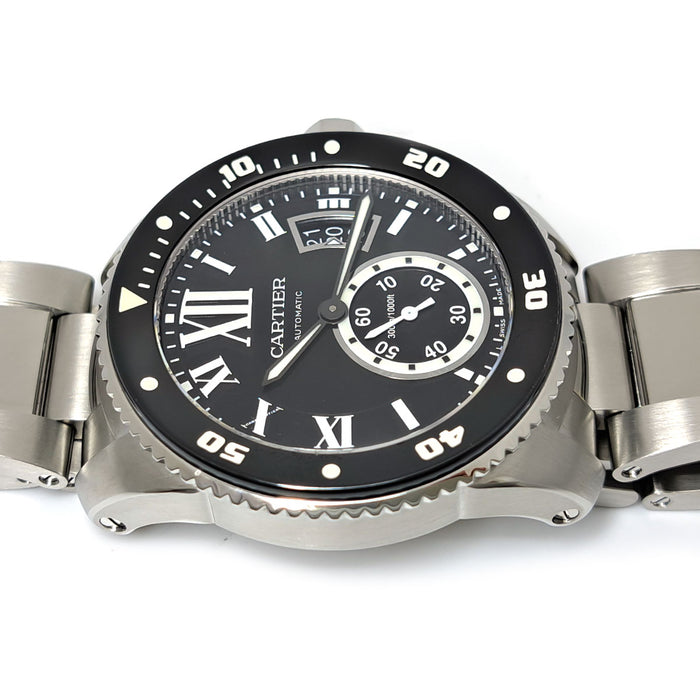 CARTIER  
Calibre de Cartier Diver  
With Box and Warranty Card