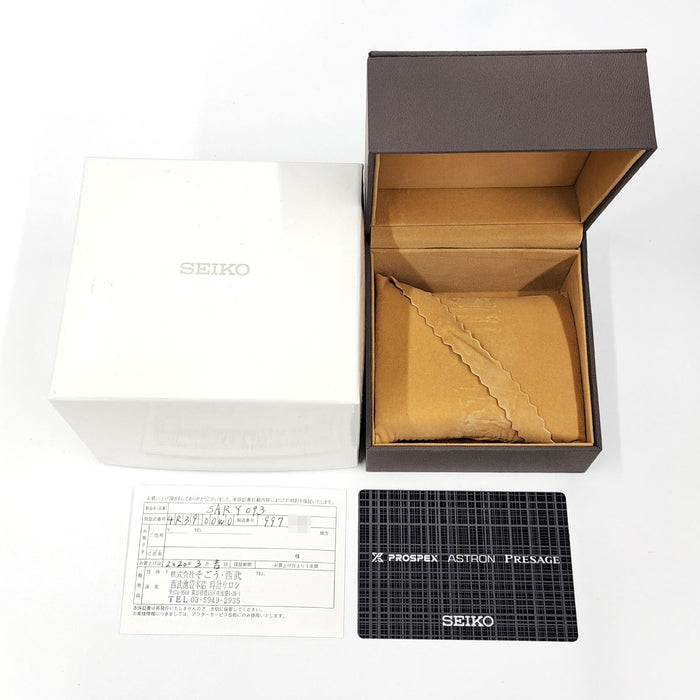 SEIKO
Linea di base Presage
Con scatola e garanzia