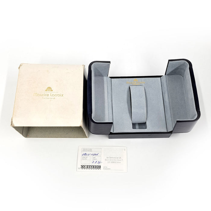 MAURICE LACROIX 
Pontos 
With box and certificate of authenticity