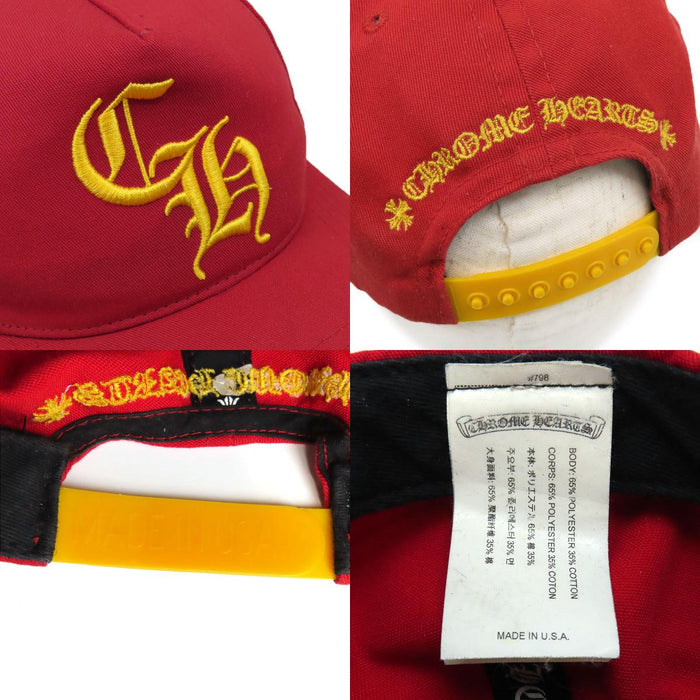 CHROME HEARTS 
Cross Ball CH Plus Embroidery 
5 Panel CH Cap