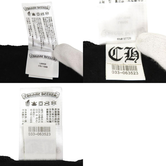 CHROME HEARTS 
CH ABRAMOVIC Étiquette Scroll Coton 
T-shirt collaboration Abramović